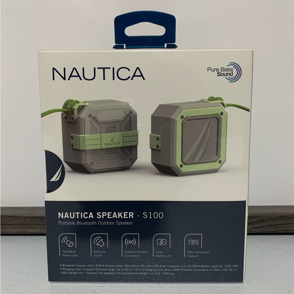 S100 Nautica Portable Bluetooth Outdoor Speaker-NIB - Picture 3 of 9